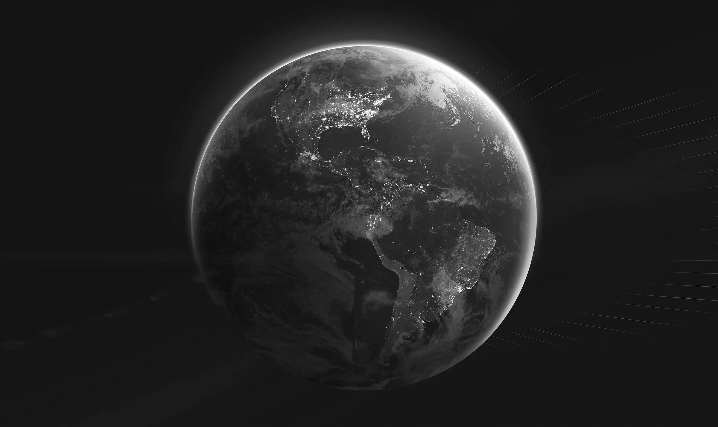 Earth image representing global logistics