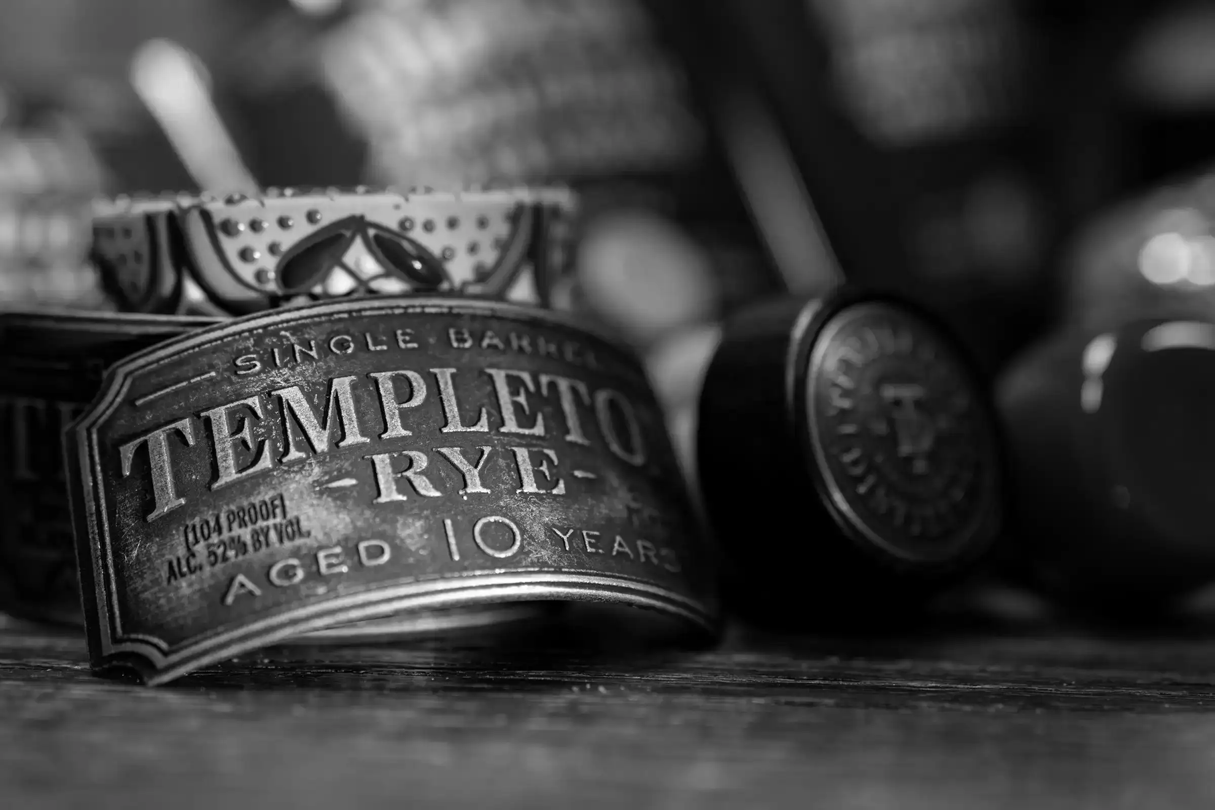 Templeton rye medallion label