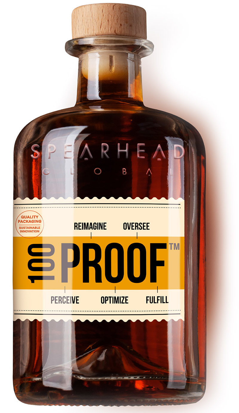 Spearhead signature process for innovation and efficiency in spirits packaging