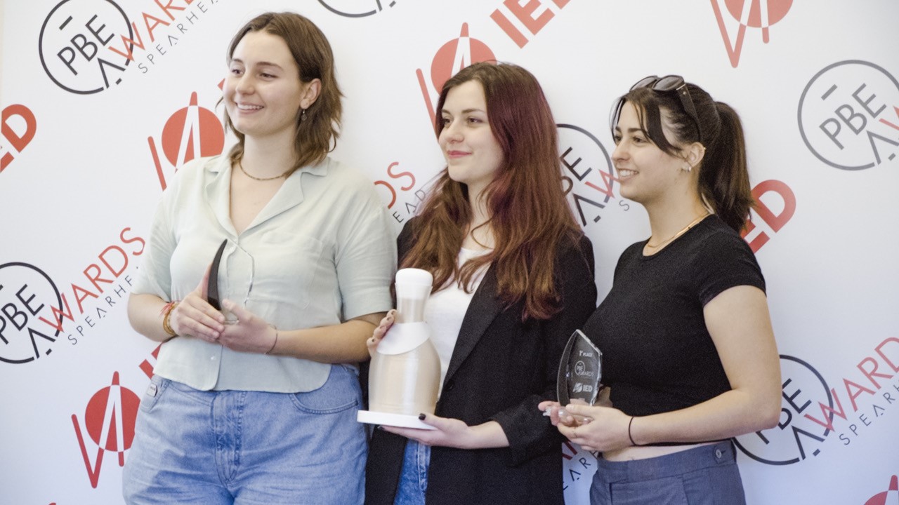 PBE Award Participants showing off their packaging design innovation